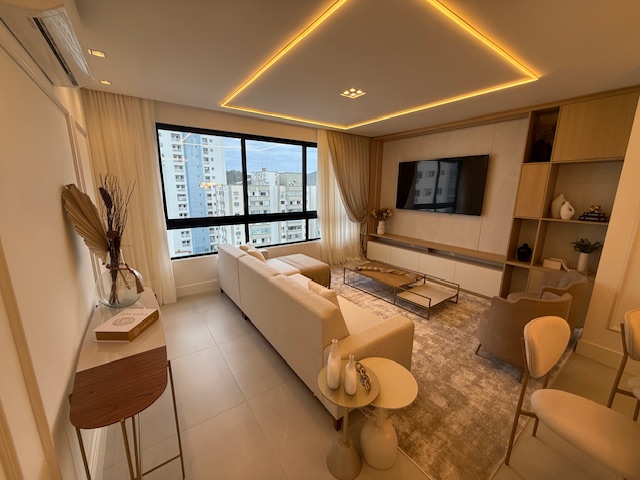 Apartamento 4 suítes mobiliado na Torre de Booz, Pioneiros, Balneário Camboriú