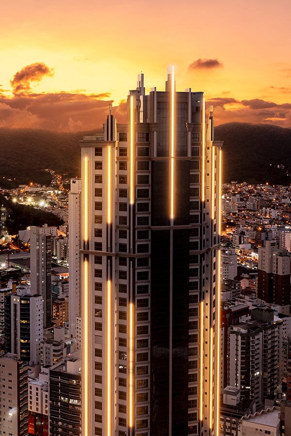 Apartamento 4 suítes no Ed. New York, Centro, Balneário Camboriú