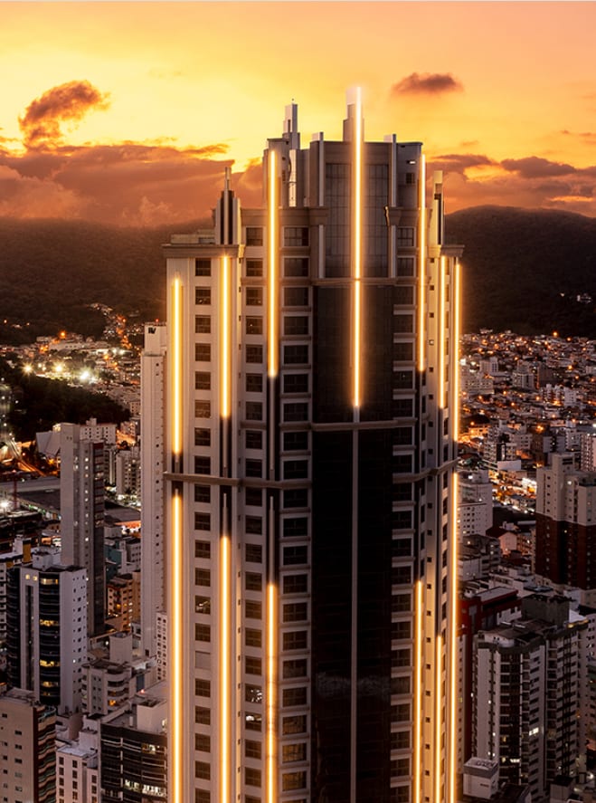 Apartamento 4 suítes no Ed. New York, Centro, Balneário Camboriú