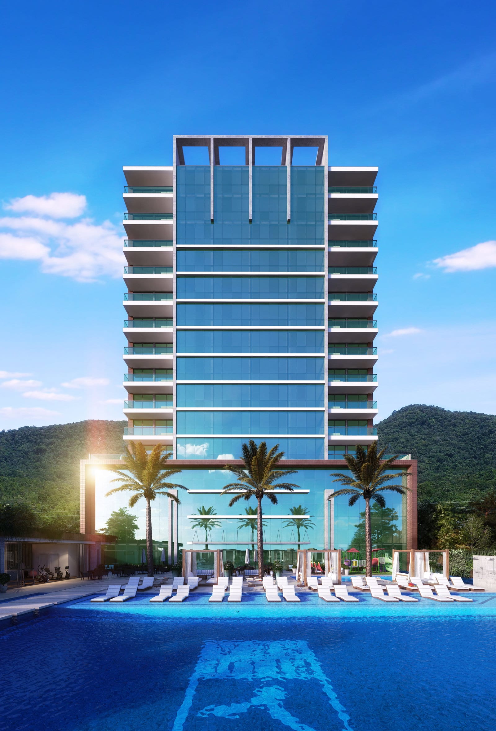 Apartamento 1 dormitório no Ed. Blue Sea, Ilhota, Itapema