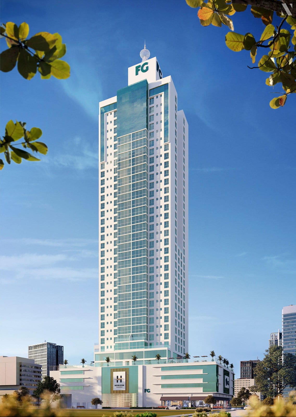 Apartamento 3 suítes semimobiliado vista mar na Rua 2050, Centro, Balneário Camboriú