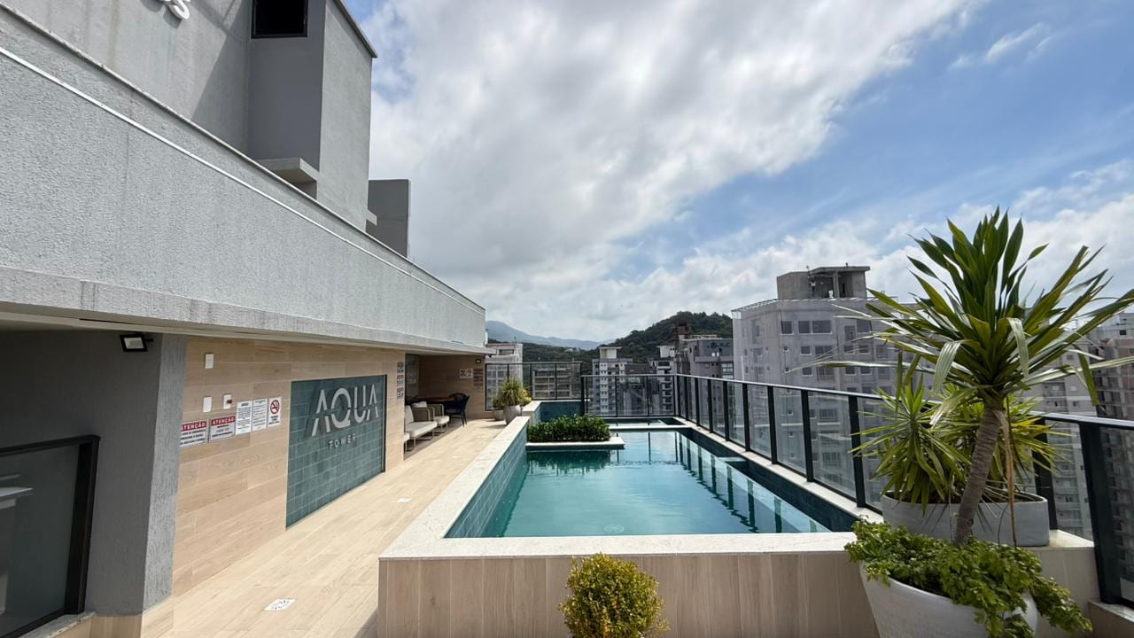 Apartamento 3 dormitórios mobiliado no Aqua Tower, Morretes, Itapema