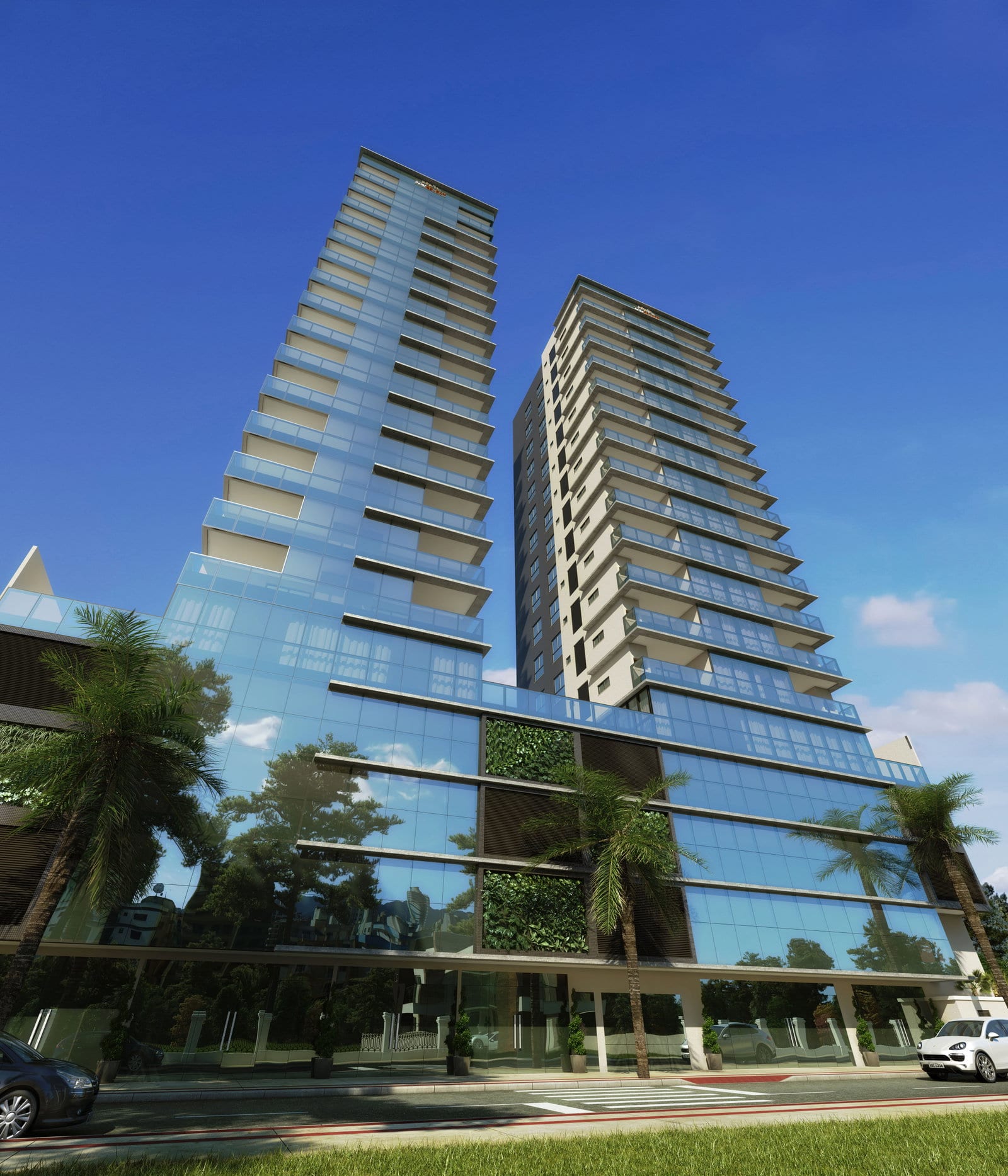 Apartamento 4 suítes no Ed. Jardim Itália, Meia Praia, Itapema