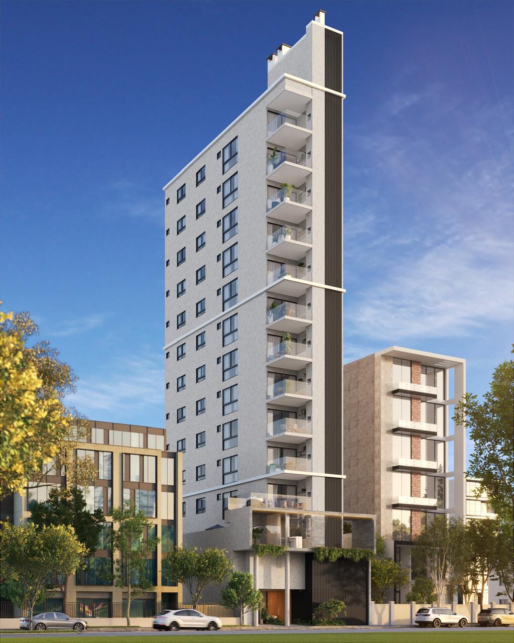 Apartamento 3 suítes mobiliado no Residencial Silva, Centro, Balneário Camboriú