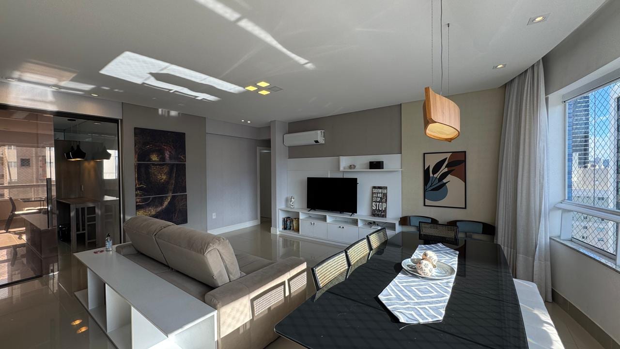 Apartamento 3 suítes mobiliado no Ed. Cidade de Pádua, Centro, Balneário Camboriú