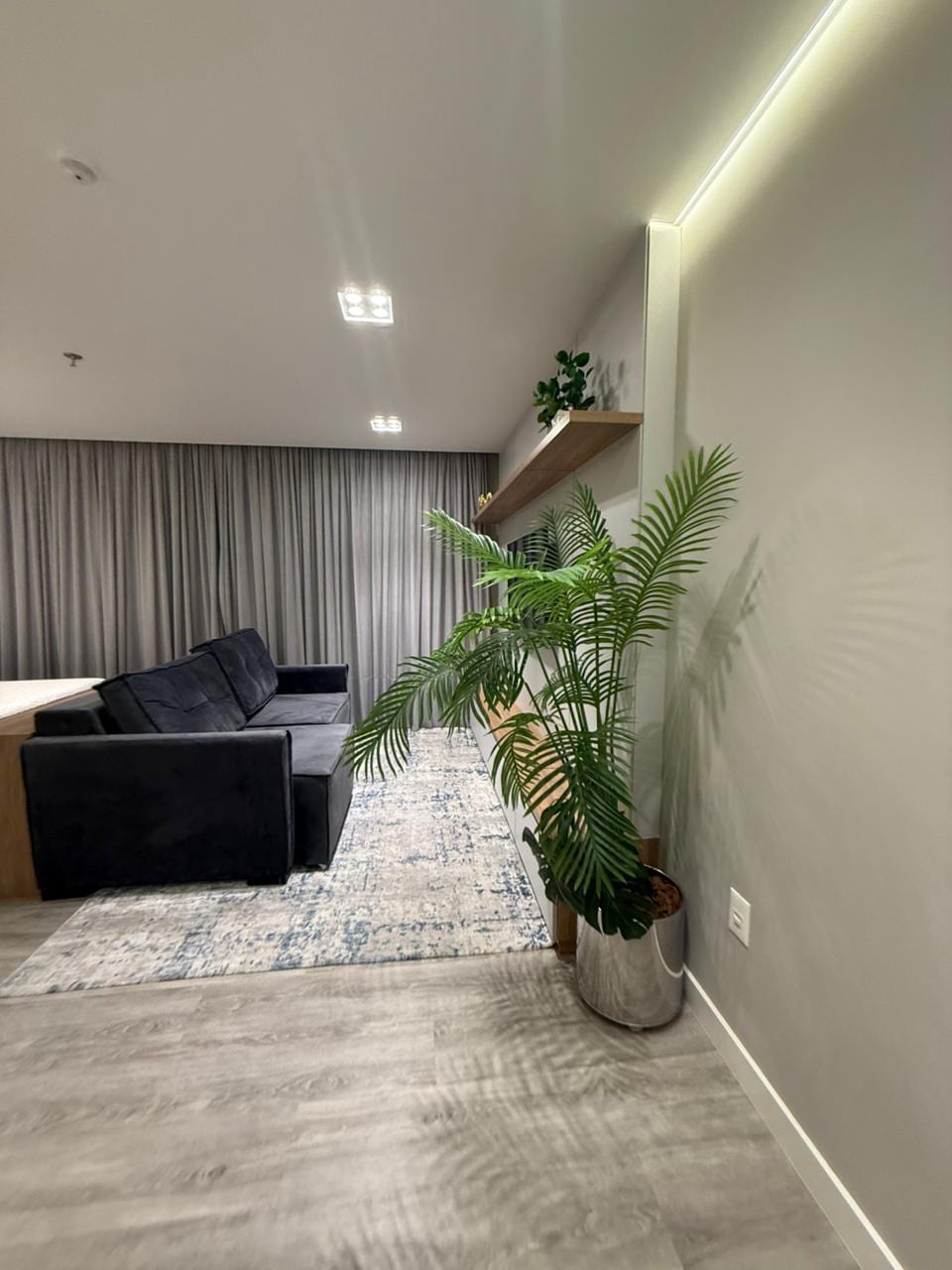 Apartamento 1 dormitório no Flat Infinity Tower, Meia Praia, Itapema