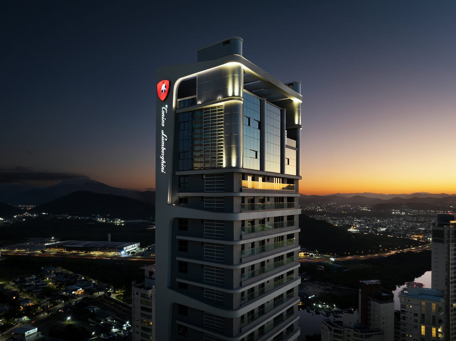 Apartamento 4 suítes mobiliado no Tonino Lamborghini Residences, Barra Sul, Balneário Camboriú