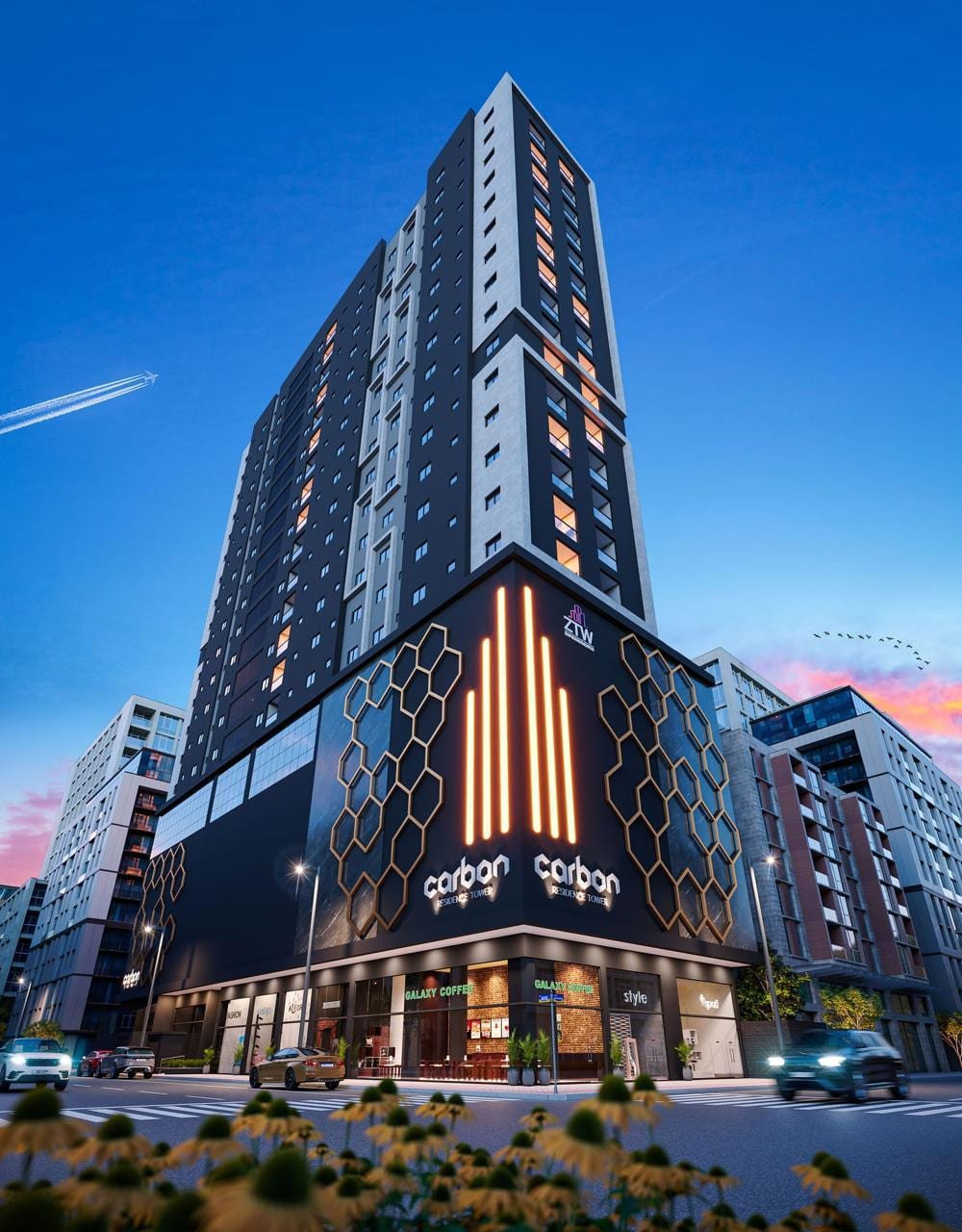 Apartamento 2 suítes no Carbon Residence Tower, Jardim Praia Mar, Itapema