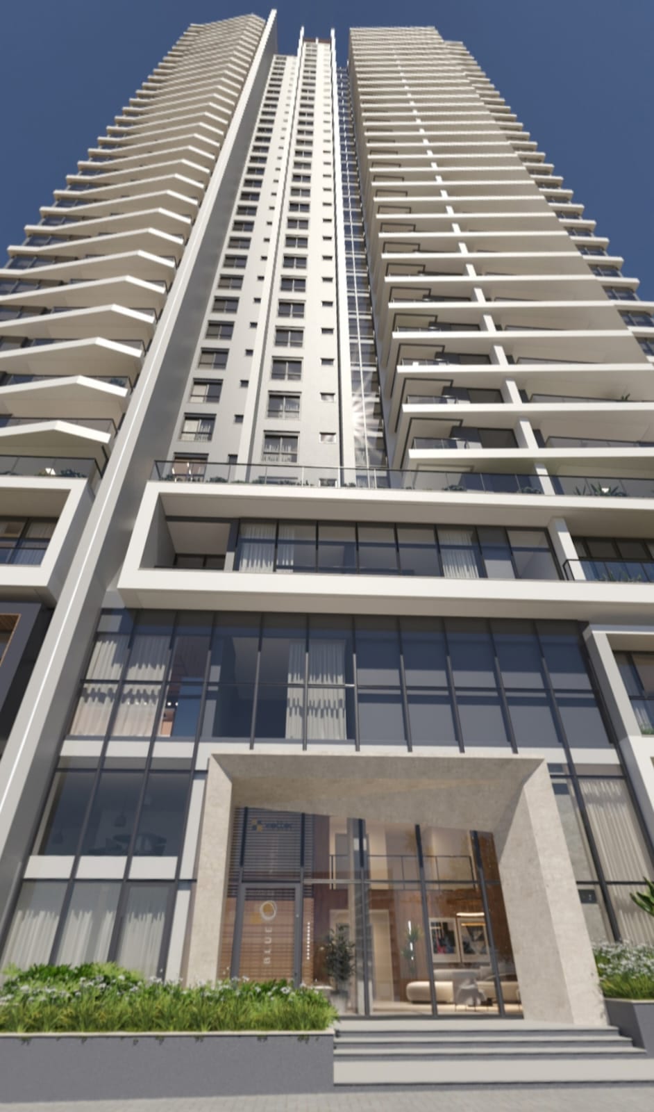 Apartamento 3 suítes vista mar no Ed. Blue Coast, Praia de Armação do Itapocorói, Penha
