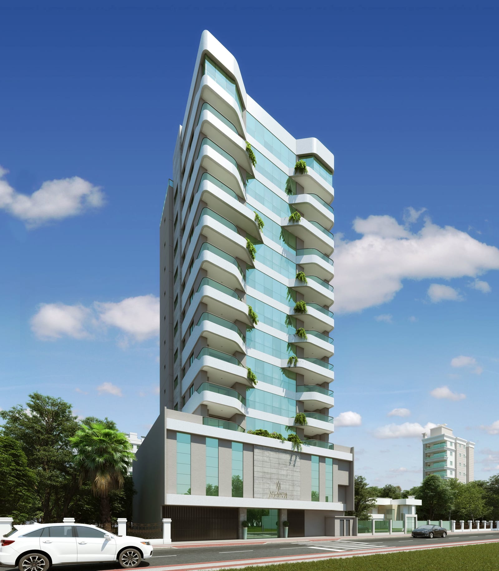 Apartamento 3 suítes mobiliado no Atlantis Residence, Meia Praia, Itapema