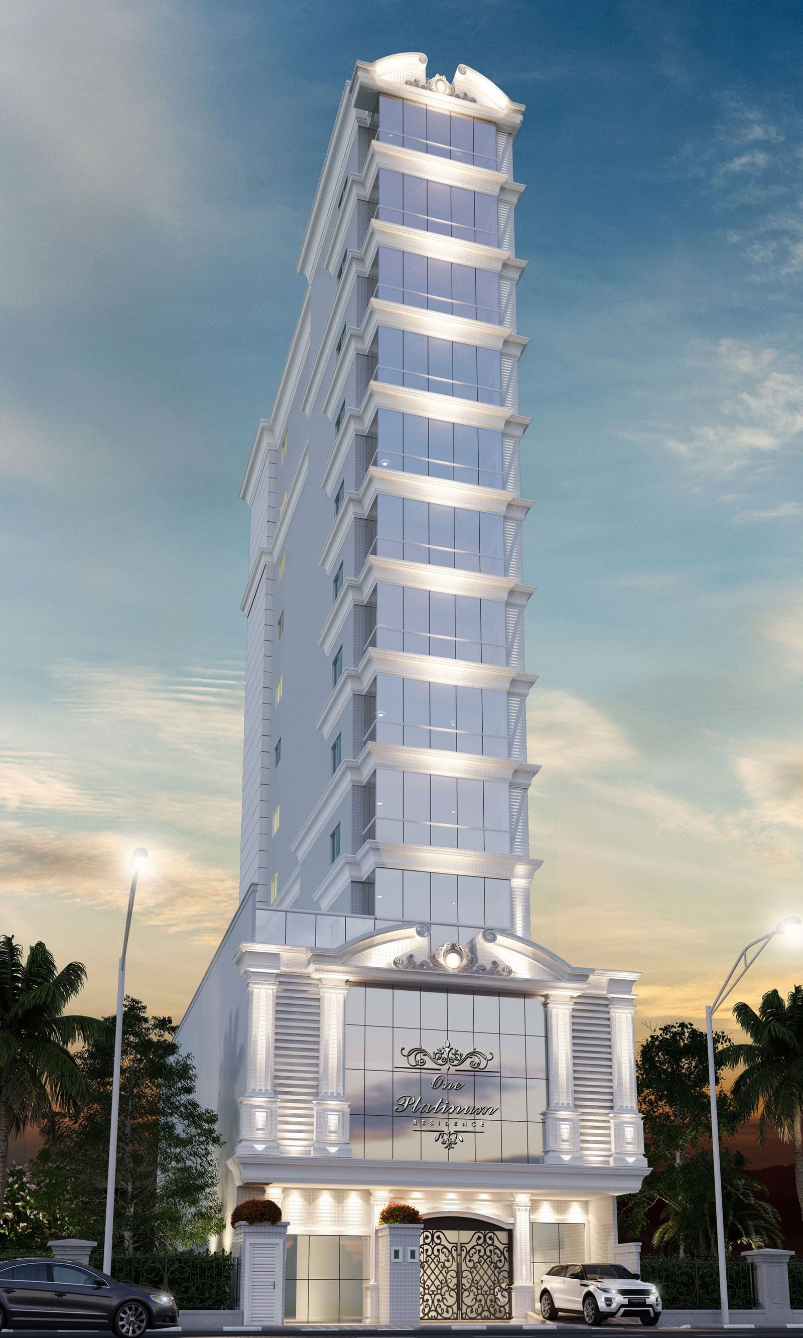 Apartamento 3 suítes mobiliado no One Platinum Residence, Meia Praia, Itapema