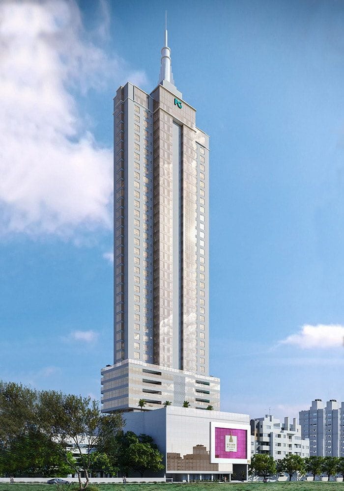 Apartamento 4 suítes mobiliado no Ed. Gran Place, Centro, Balneário Camboriú