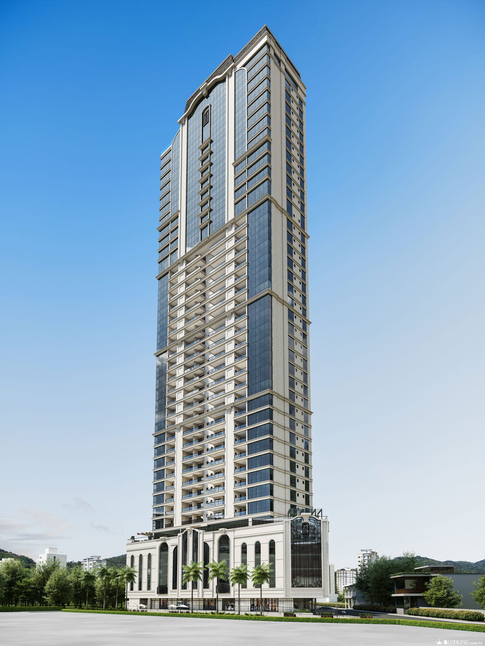 Apartamento 4 suítes mobiliado no Number One Residence, Centro, Itapema