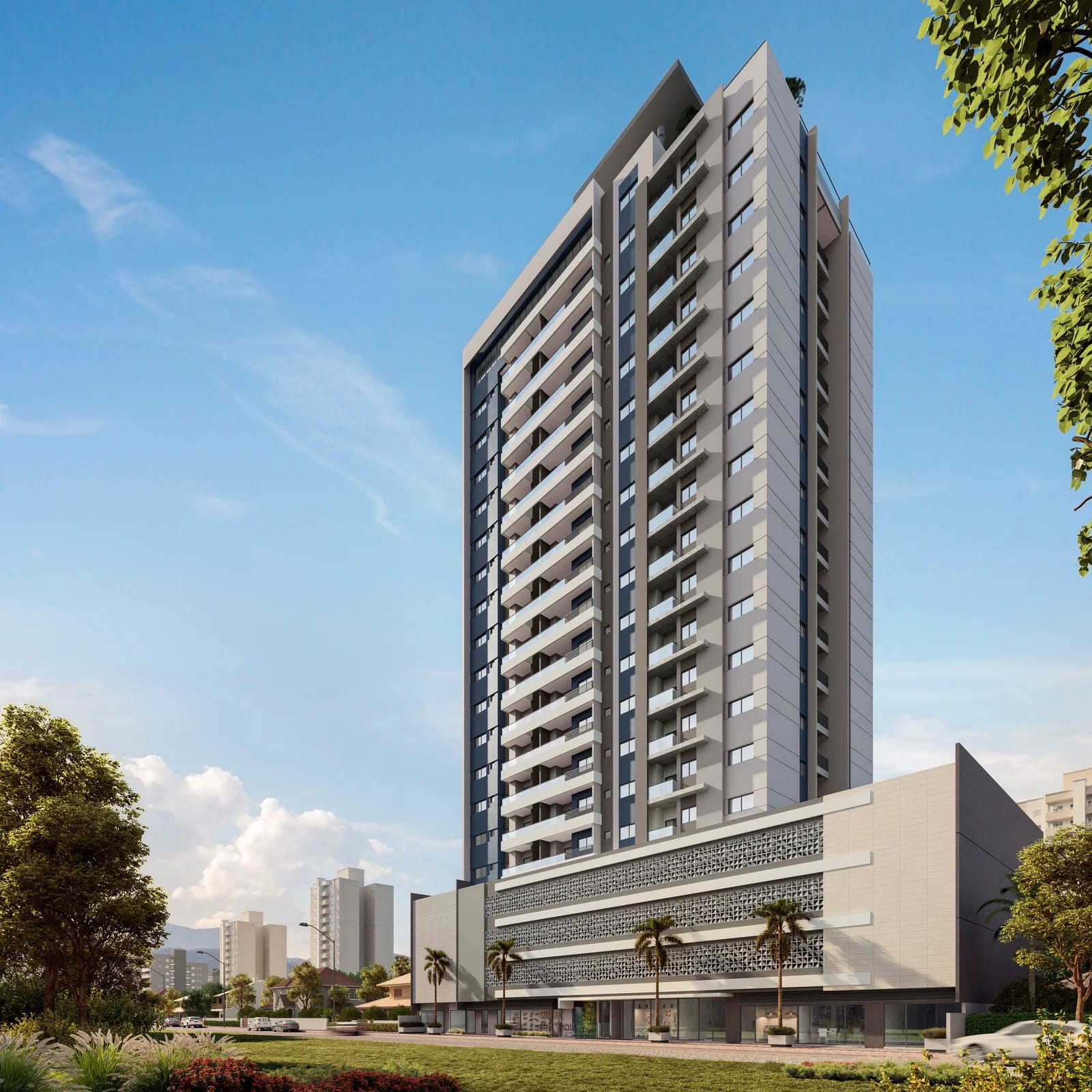 Apartamento 2 dormitórios mobiliado vista mar no Aqua Residence, Morretes, Itapema