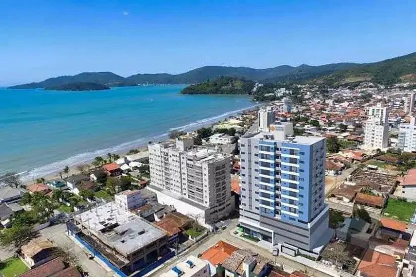 Apartamento 2 suítes mobiliado no Residencial Vyllar Beach, Balneário Perequê, Porto Belo